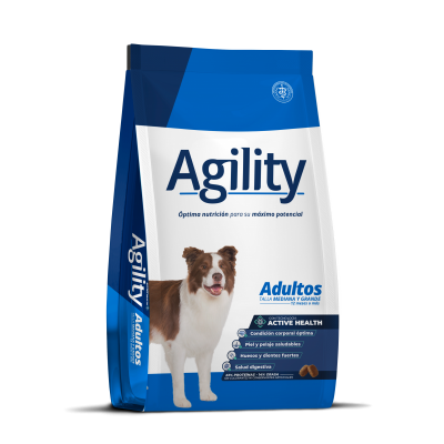 AGILITY PERRO ADULTOS TALLA MEDIANA Y GRANDE 3 KG