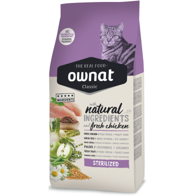 OWNAT CLASSIC STERILIZED CAT 15 KG