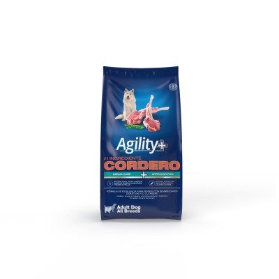 AGILITY+ CORDERO PERRO ADULTOS  15 KG
